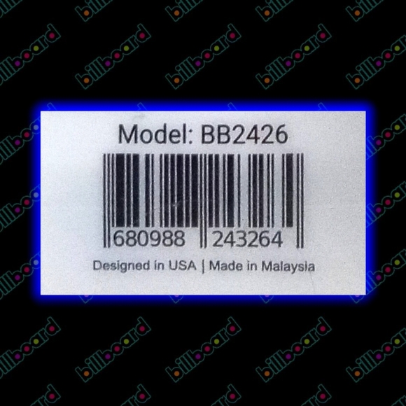 Billboard Wireless Earhooks with Controls & Mic | Blue (Model BB2426) Bluetooth - Picture 2 of 7